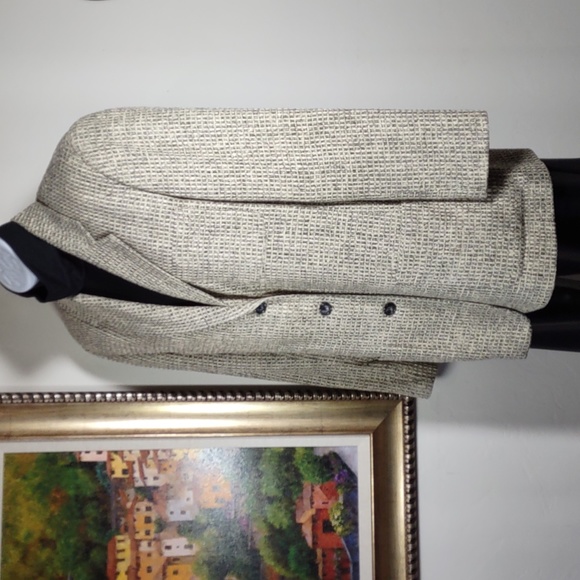 Emil Rutenberg Hand Woven Silk Tweed Blazer - Picture 3 of 7